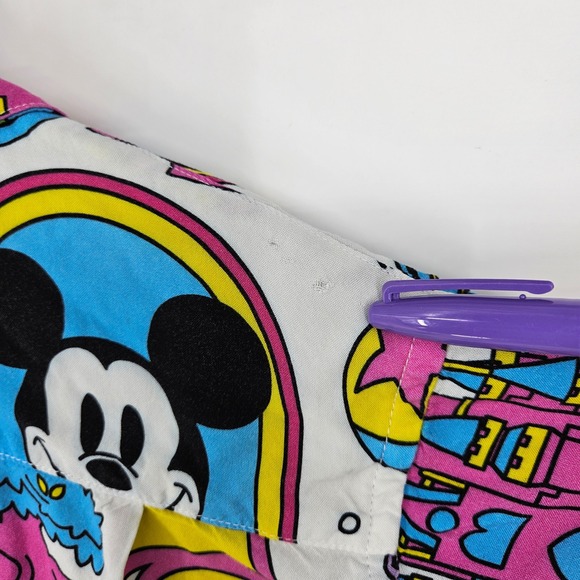 Disney Hawaiian Shirt Mens Large Button Up White 2024 All Over Print Casual - Picture 6 of 12